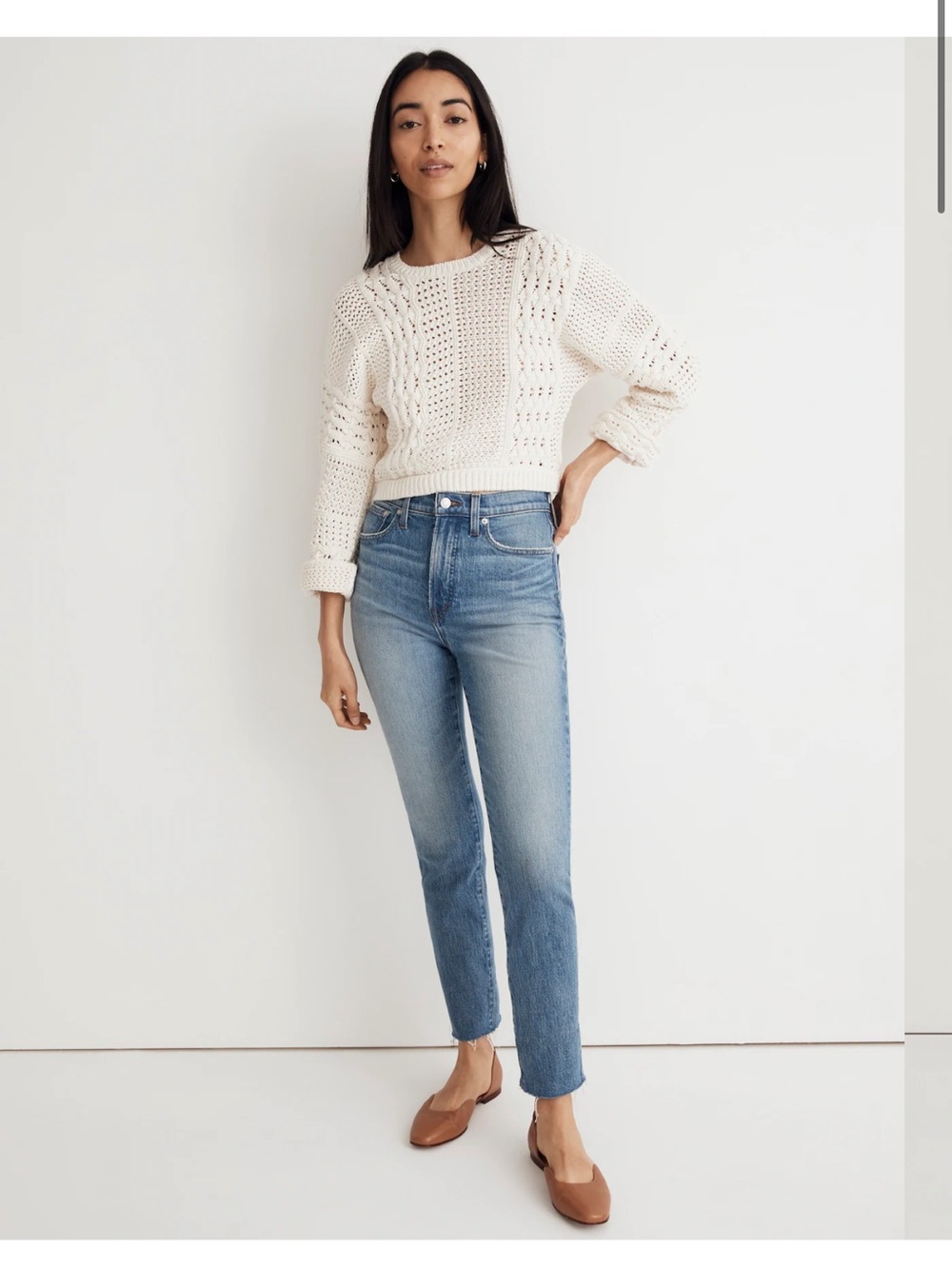 Madewell The Perfect Vintage Jean Cropped High-Rise